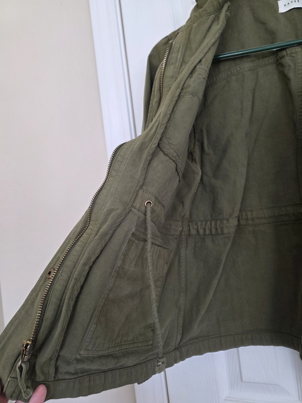 Olive Green Womens Utility Jacket. NWOT - Picture 5 of 9